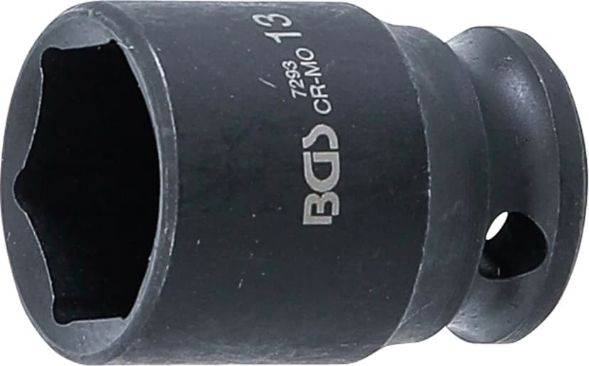 Udarni nasadni ključ, šestrobi, pogon 6.3 mm (1/4"), 13 mm