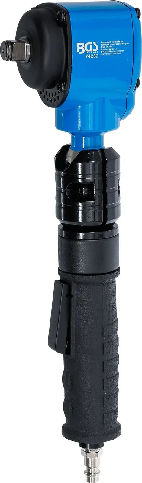Pnevmatski udarni vijačnik, zakrivljene, z vrtljivo in nagibno glavo, 12.5 mm (1/2"), 650 Nm