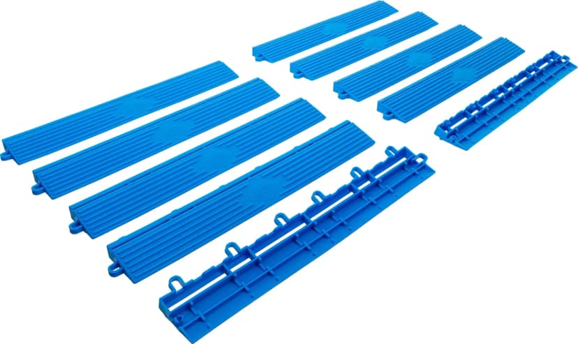 Set stranskih okvirjev za plastične plošče, sistem Click, 400 x 55 x 15 mm, 10-pcs.