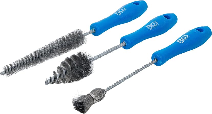 Set krtač za čiščenje dizelskih injektorjev, 3-delni