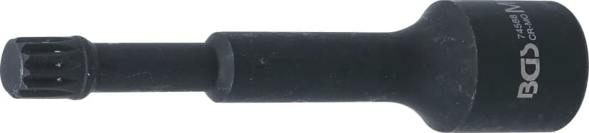 Poseben udarni nasadni ključ z bitom, dolžina 115 mm, pogon 12.5 mm (1/2"), zobati profil (za XZN) M12, za VAG