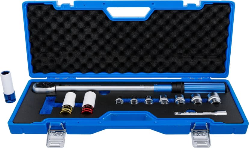 Set momentnih ključev, 12.5 mm (1/2"), 40 - 220 Nm, 12-delni