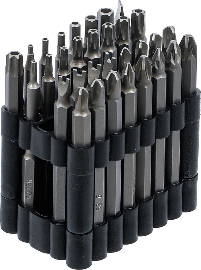 Set bitov, dolg, pogon 6.3 mm (1/4"), različni tipi, 32-delni