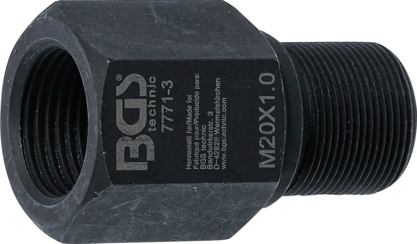 Adapter za demontažo iz BGS 7771, M20 x M20 x 49 mm