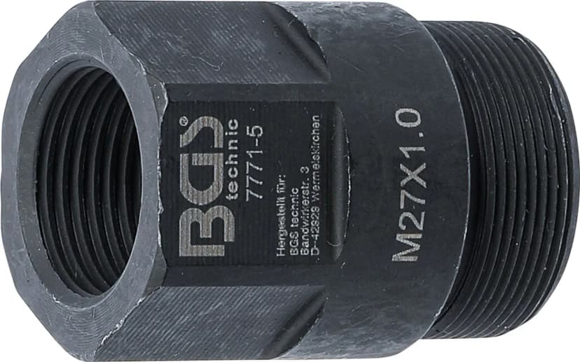 Adapter za demontažo iz BGS 7771, M27 x M20 x 41 mm