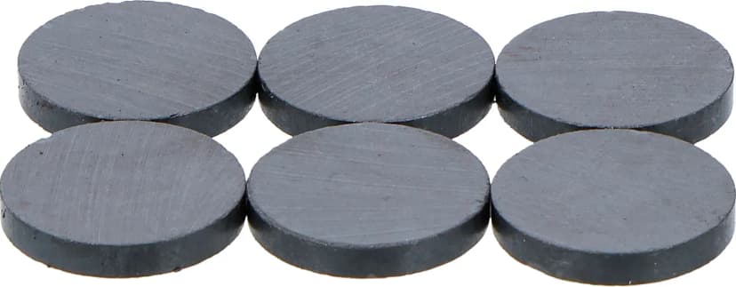 Set magnetov, keramični, Ø 25 mm, 6-delni