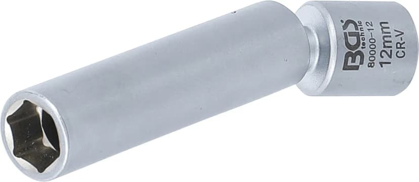 Zglobni nasadni ključ za grelne svečke in svečke, 10 mm (3/8"), 12 mm