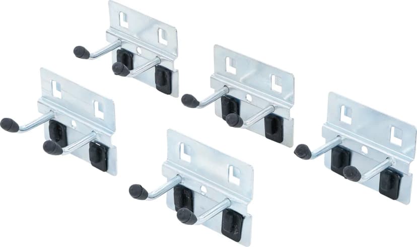 Set dvojnih kavljev, 40 mm, za kombinacijo sistema za shranjevanje, 5-delni