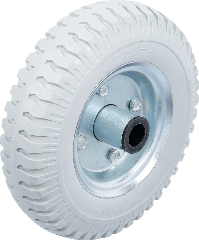 Kolo za ročne vozičke, PU, siva, 220 mm