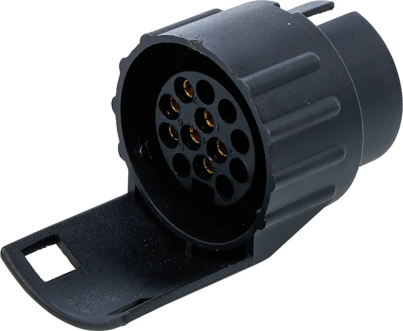 Adapter za vtičnico prikolice 12 V, 7-polni na 13-polni