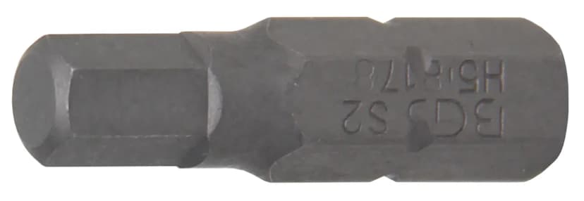Bit, dolžina 25 mm, pogon 6.3 mm (1/4"), notranji šestrob 5 mm