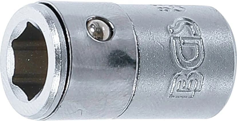 Adapter za bite s kroglico za zadrževanje, pogon 6.3 mm (1/4"), notranji šestrob 8 mm (5/16")
