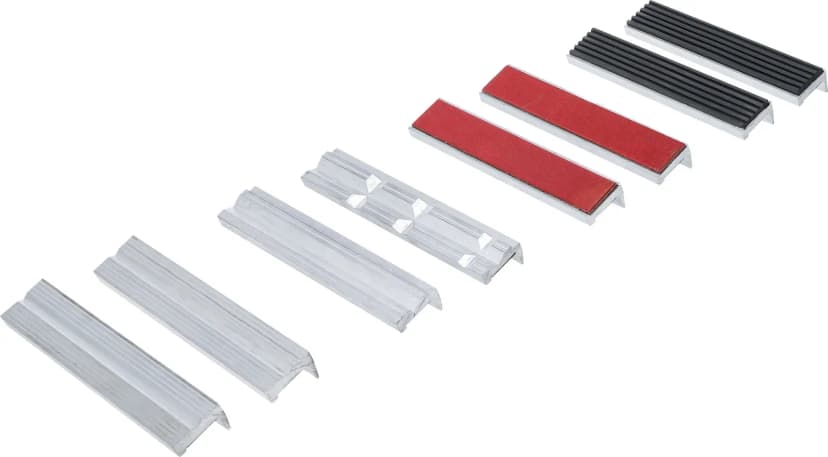 Set zaščitnih čeljusti za primež, aluminij, 150 mm, 8-delni