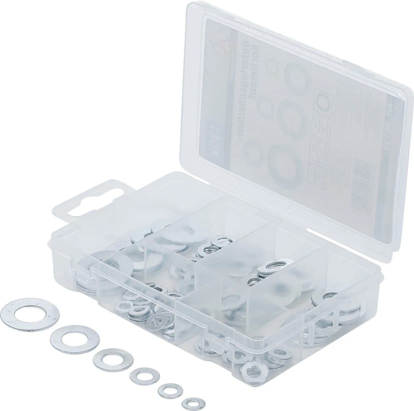 Set podložk, Ø 4 - 12 mm (notranji premer), 130-delni