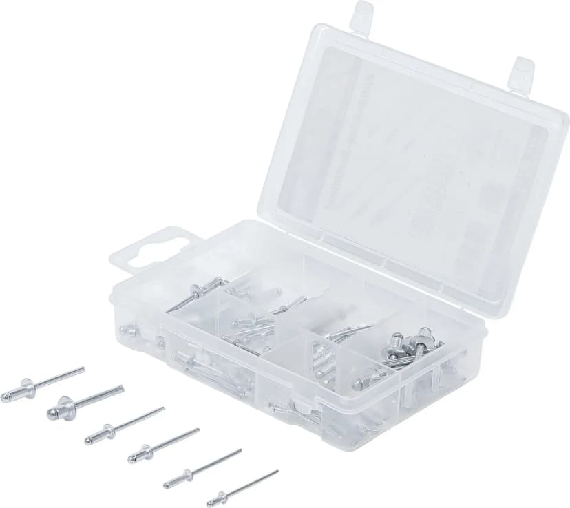 Set slepih kovic, Ø 2.4 - 4.8 mm, 70-delni
