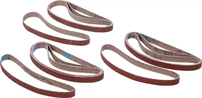 Set brusilnih trakov, za BGS 8853, 10 mm x 330 mm, K 60 - 80 - 120, 12-delni