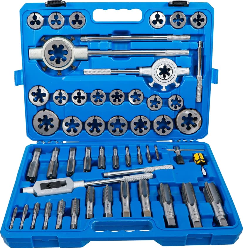 Set navojnih svedrov in vrezil, M6 - M30, 51-delni