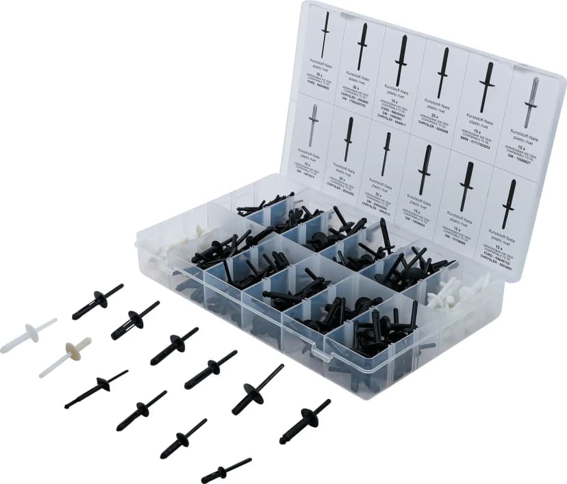 Set plastičnih kovic, za GM, BMW, Chrysler, VW, Ford, 235-delni