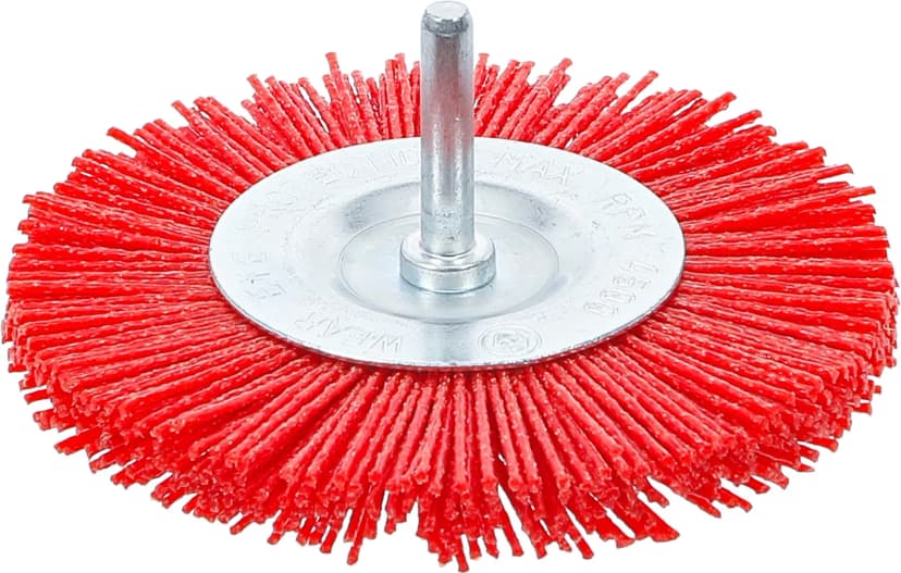 Najlonska krtača, 100 mm, steblo 6 mm
