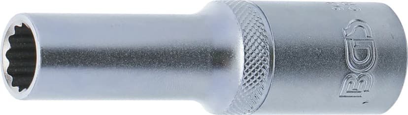 Nasadni ključ, 12-robni, globok, pogon 12.5 mm (1/2"), 11 mm