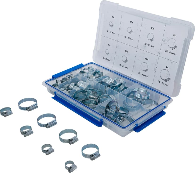 Set cevnih sponk, 80-delni