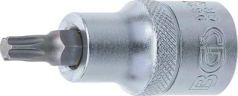 Nasadni ključ z bitom, dolžina 55 mm, pogon 12,5 mm (1/2"), T-profil (za Torx) T35