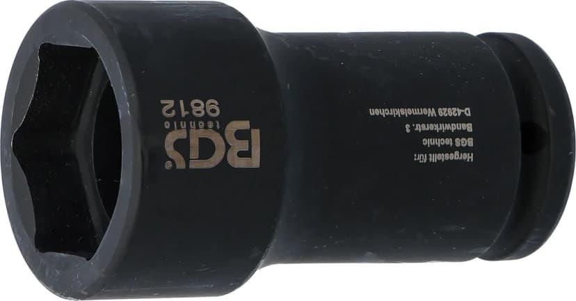 Udarni nasadni ključ, šestrobi, globok, pogon 20 mm (3/4"), 38 mm, za FUSO / Mitsubishi