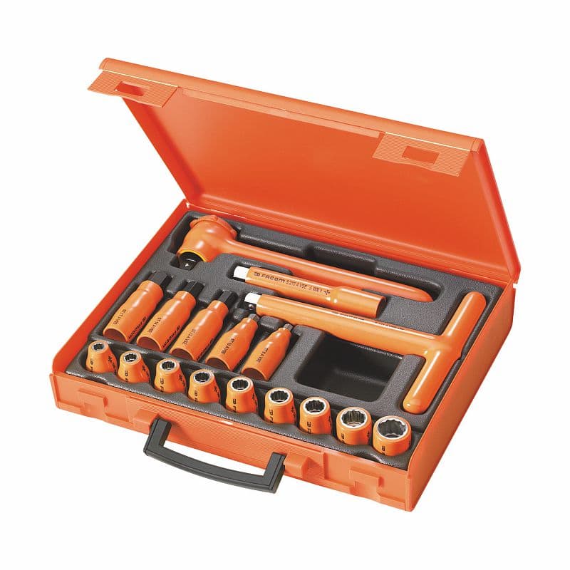 Komplet izoliranih nasadnih ključev 1/2" USAG 098 S17 1/2