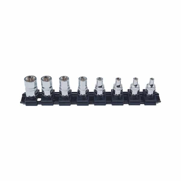 Nasadni ključi TORX 3/8" 9-delni set E4-E16
