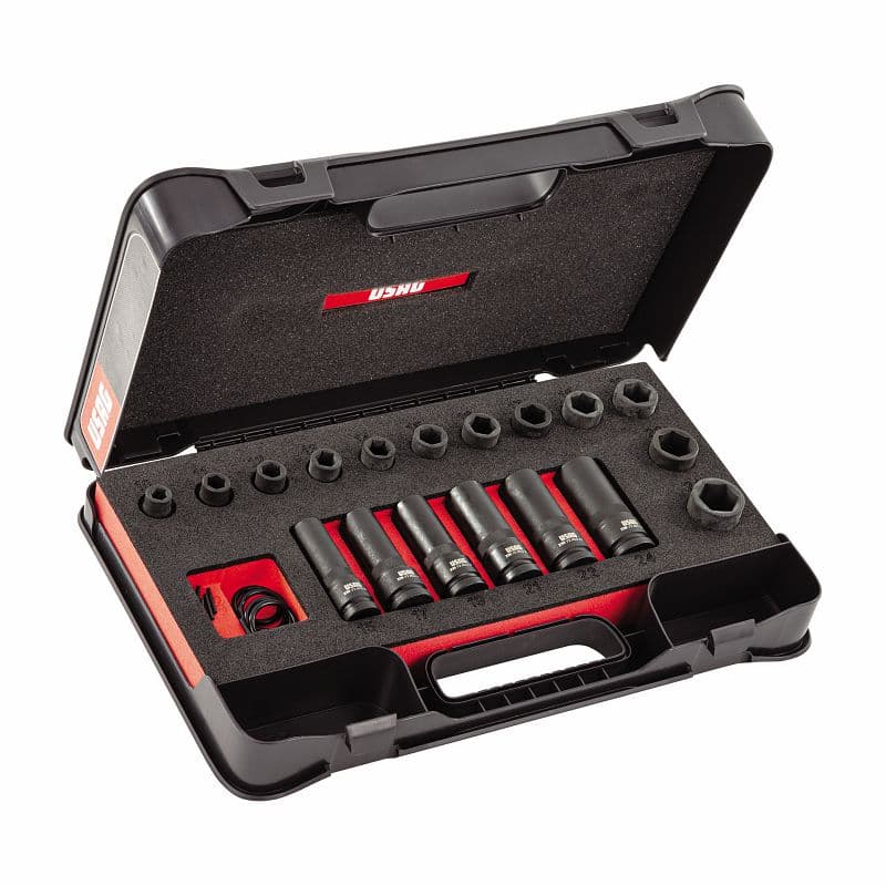 Komplet udarnih nasadnih ključev 1/2" USAG 235 1/2 M/C21