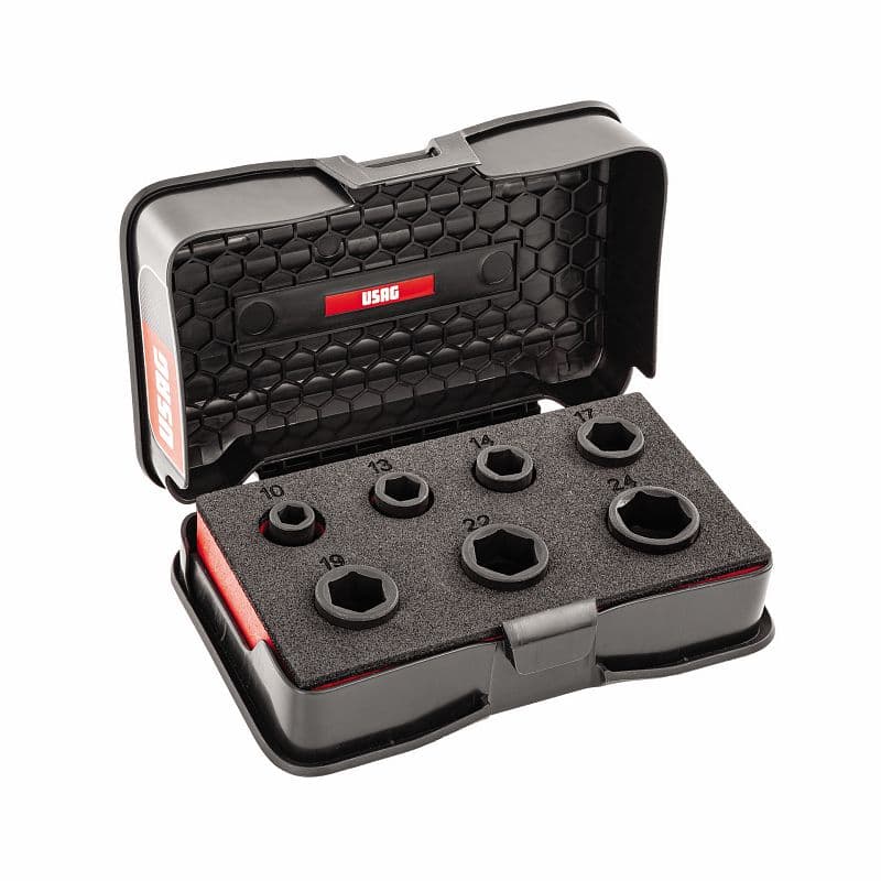 Komplet udarnih šestrobih nasadnih ključev 1/2" USAG 235 1/2 M/C7