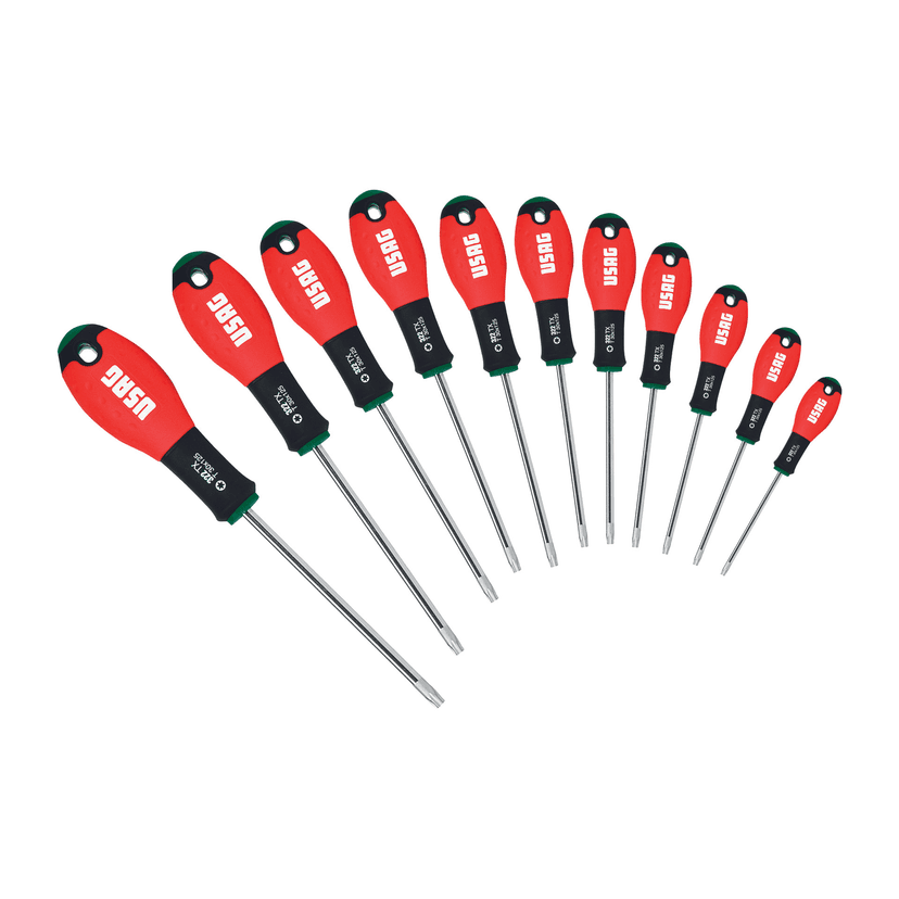 Izvijači TORX 11-delni set