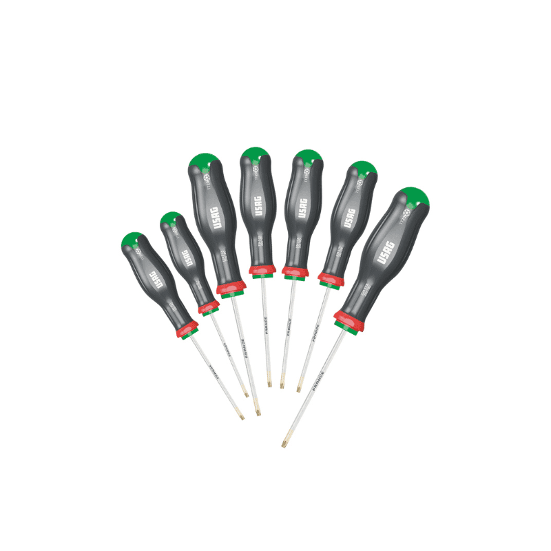 Izvijači TORX z varovalko 7-delni set