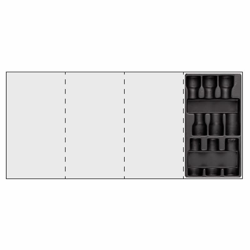 Prazen plastični pladenj USAG 519/233CNTXV