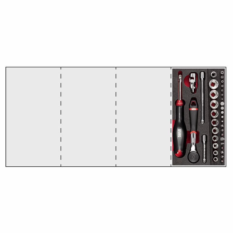 Modul z orodjem v dvobarvni peni USAG 519 M 608AEA