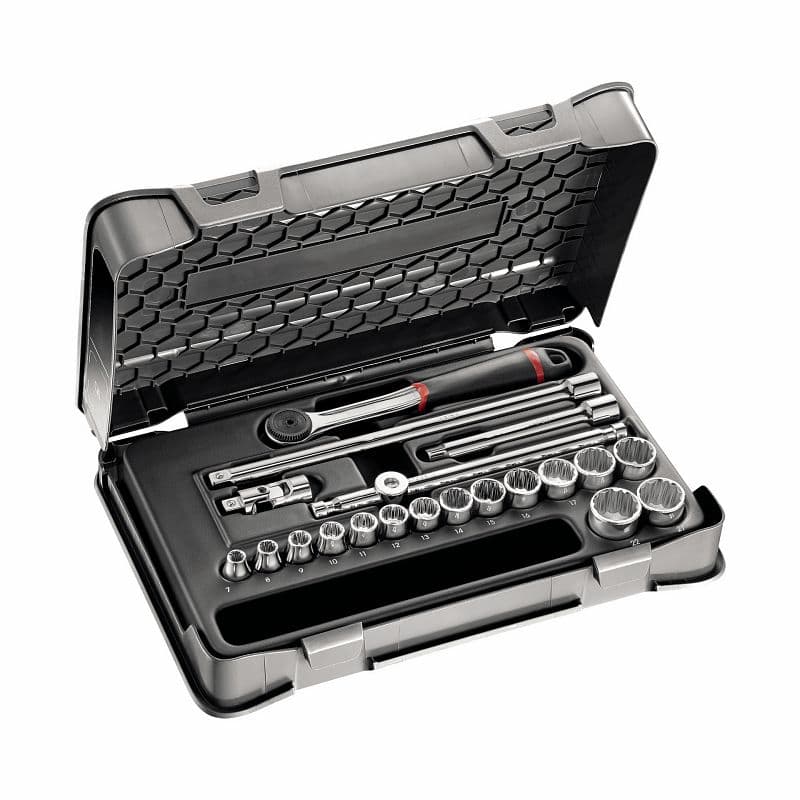 Komplet dvanajstrobih nasadnih ključev USAG 605 3/8 A