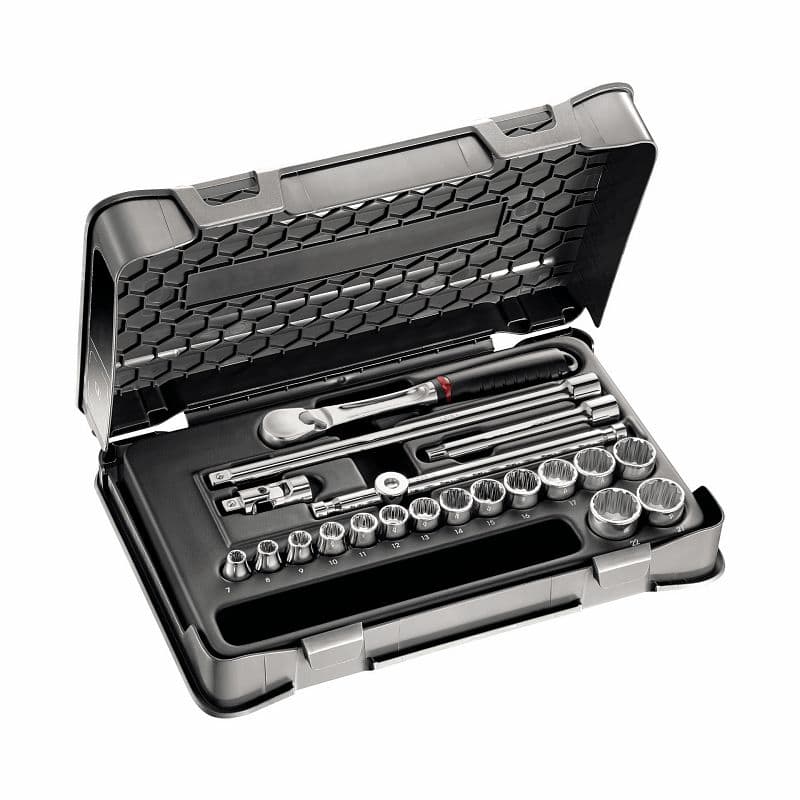 Komplet dvanajstrobih nasadnih ključev USAG 605 3/8 B