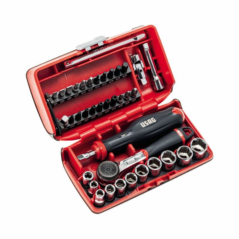 Komplet nasadnih ključev X-Grip in bitov USAG 609 1/4 EAX
