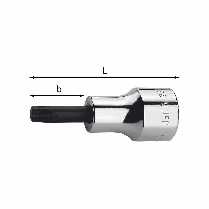 Nasadni ključ z bitom TORX® USAG 233 1/2 NTX