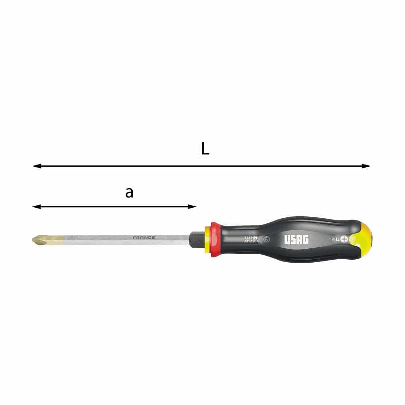 Udarni križni izvijač PHILLIPS® USAG 324 HPH