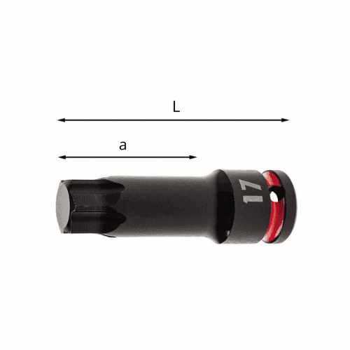 Udarni nasadni IMBUS X-Grip 1/2"